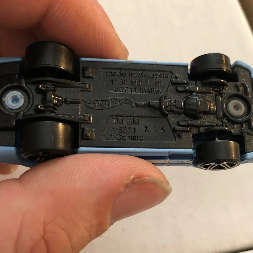 Blue 81’ Camaro Toy Car